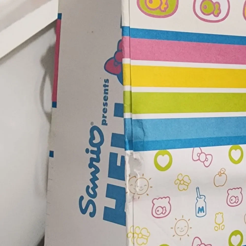 Sanrio Hello Kitty Colorful Pastel Paper Gift Bag RARE